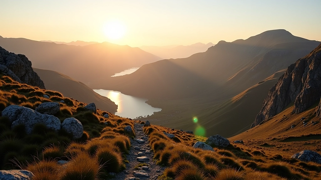 Mountain ridge with panoramic views of Kerry